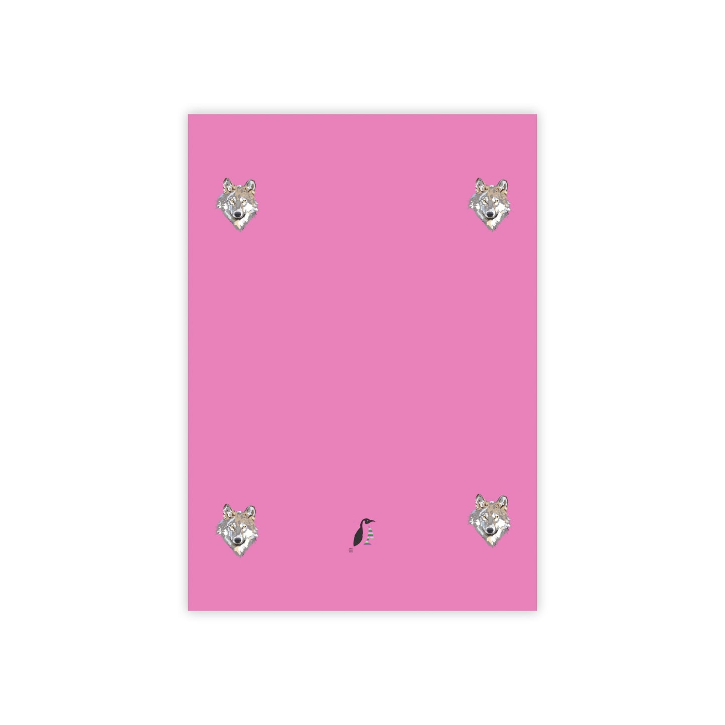 Post-it® Note Pads: Wolves Lite Pink