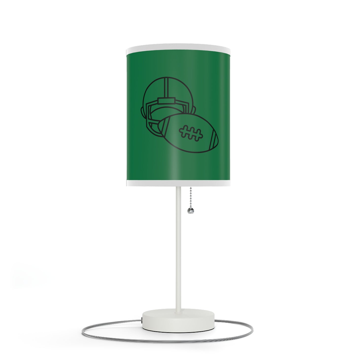 Lamp on a Stand, US|CA plug: Football Dark Green