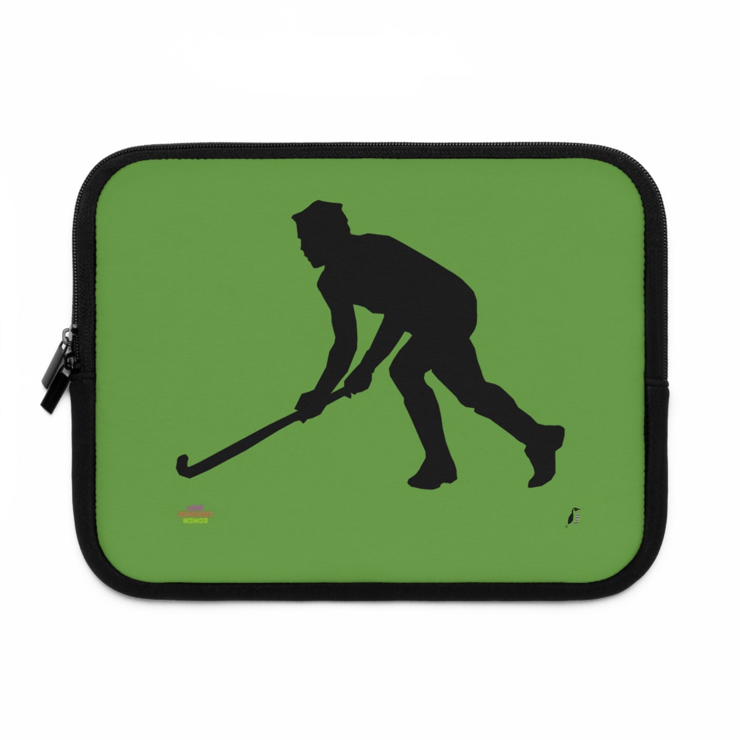 Laptop Sleeve: Hockey Green