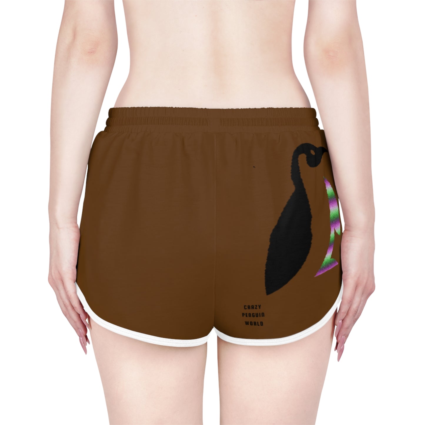 Women's Relaxed Shorts: Lost Remember Honor Brown