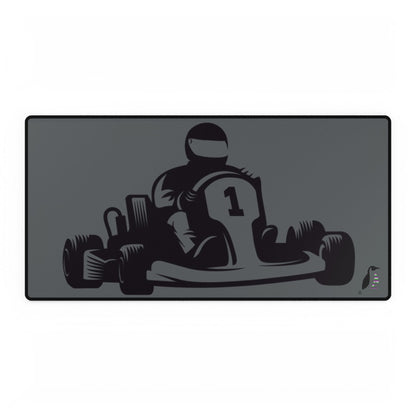 Desk Mats: Racing Dark Grey