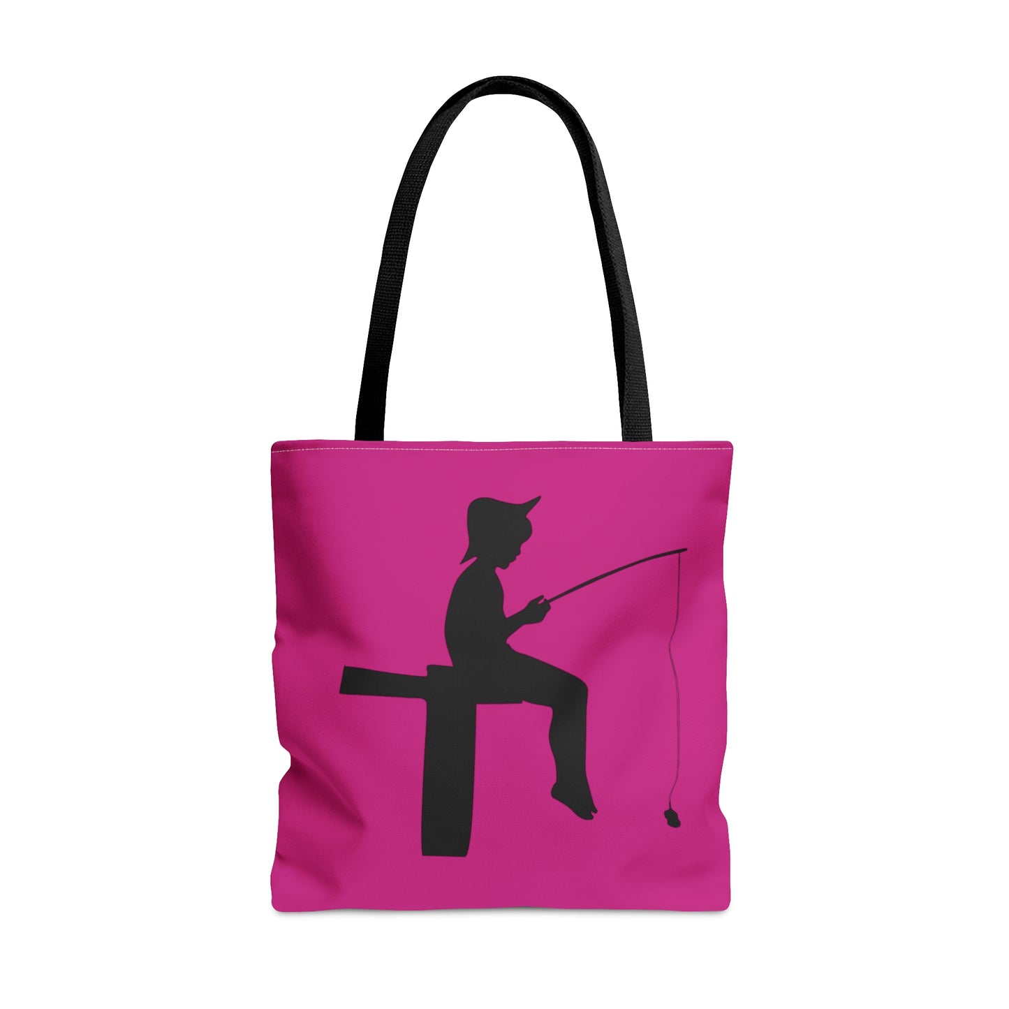 Tote Bag: Fishing Pink