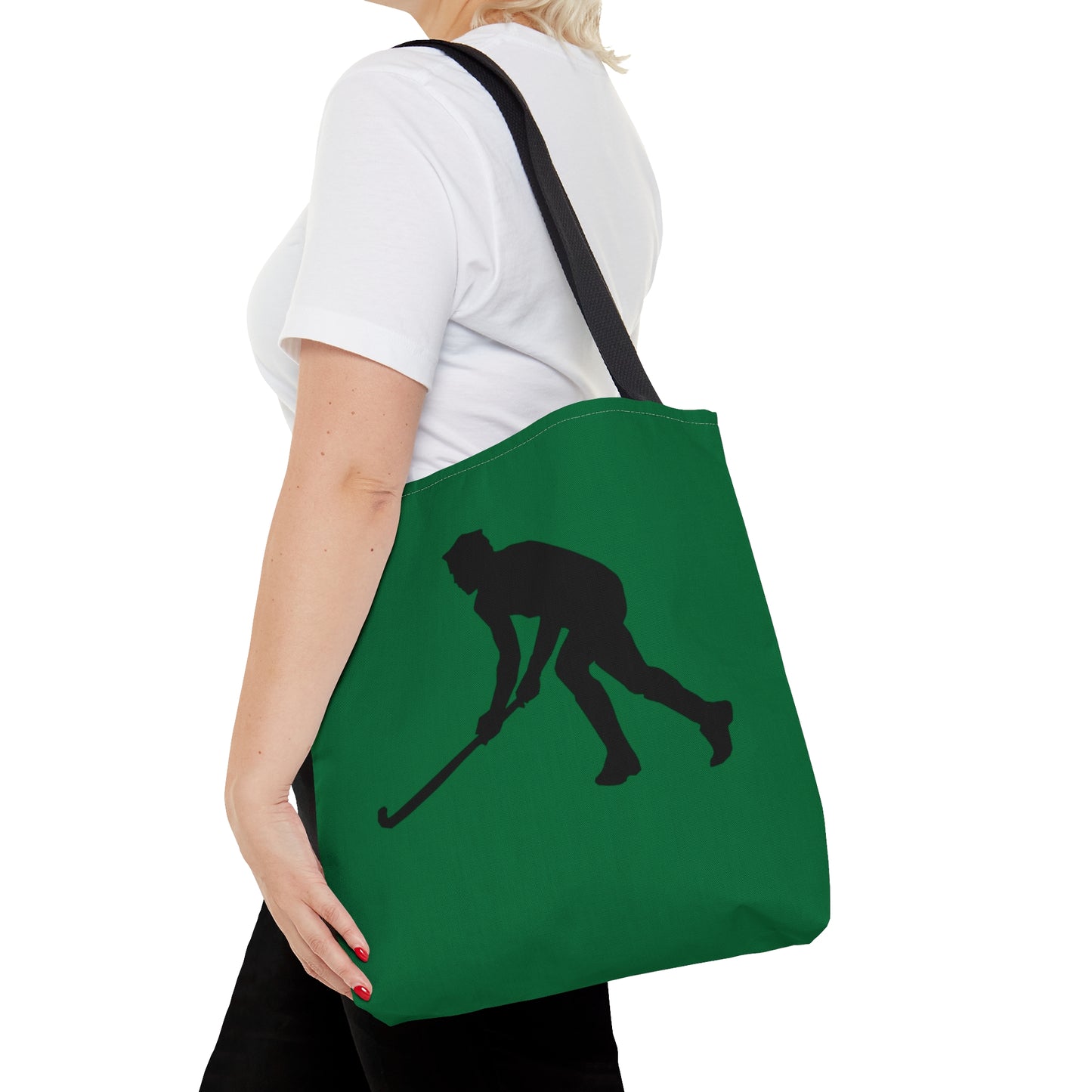 Tote Bag: Hockey Dark Green