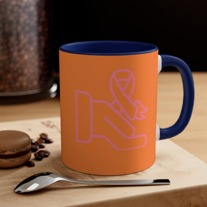 Accent Coffee Mug, 11oz: Fight Cancer Crusta
