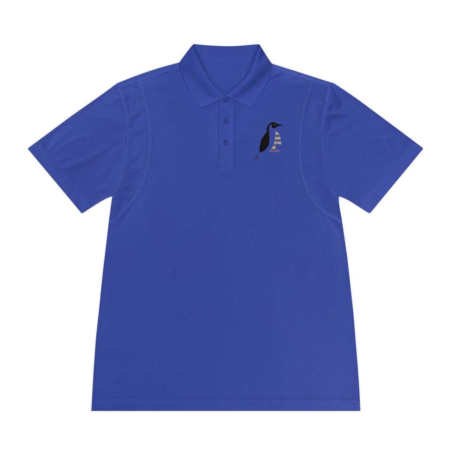 Men's Sport Polo Shirt: Crazy Penguin World Logo #2