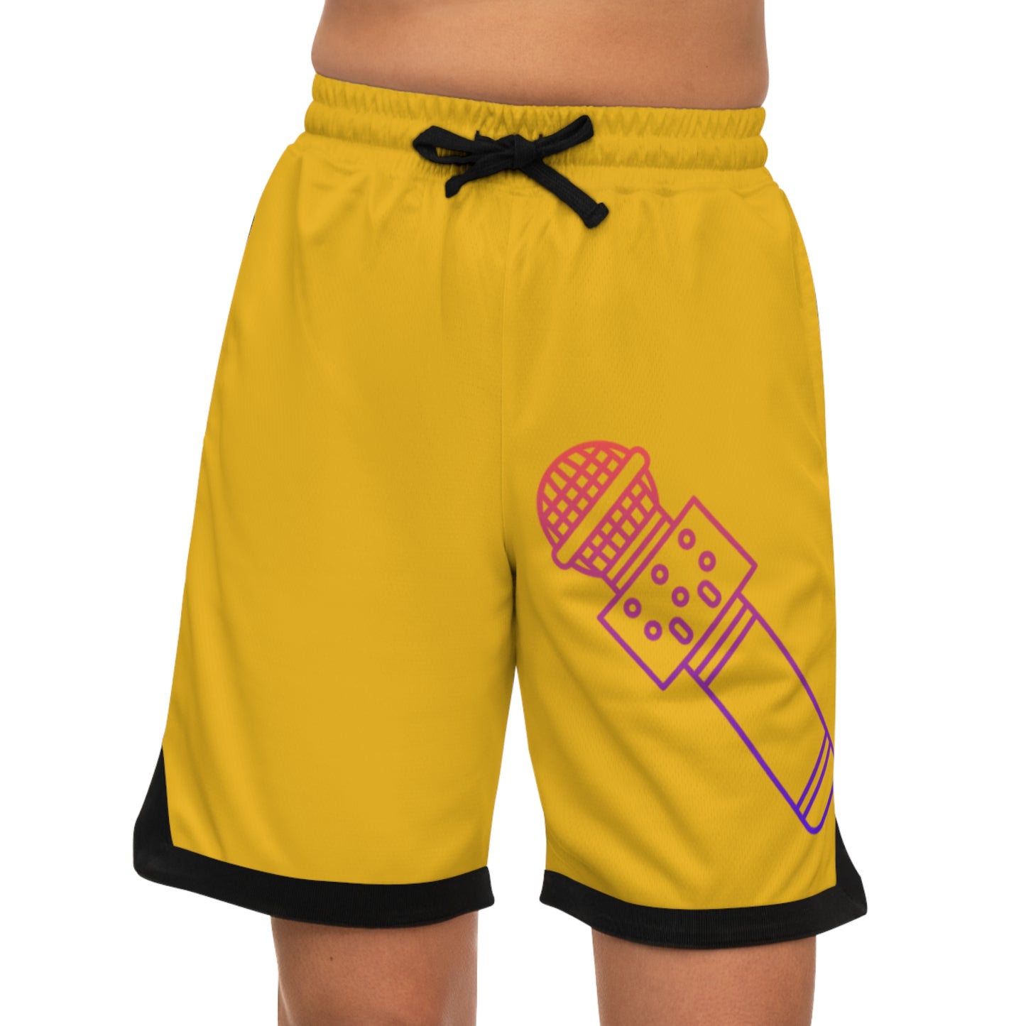 Basketball Rib Shorts: Music Yellow