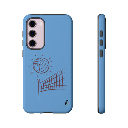 Tough Cases (for Samsung & Google): Volleyball Lite Blue