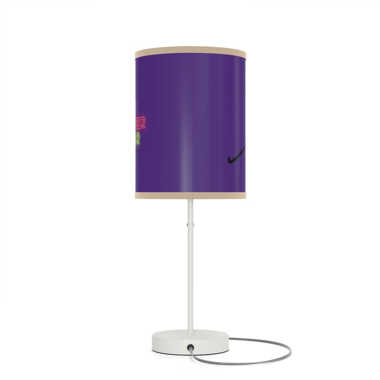 Lamp on a Stand, US|CA plug: Hockey Purple