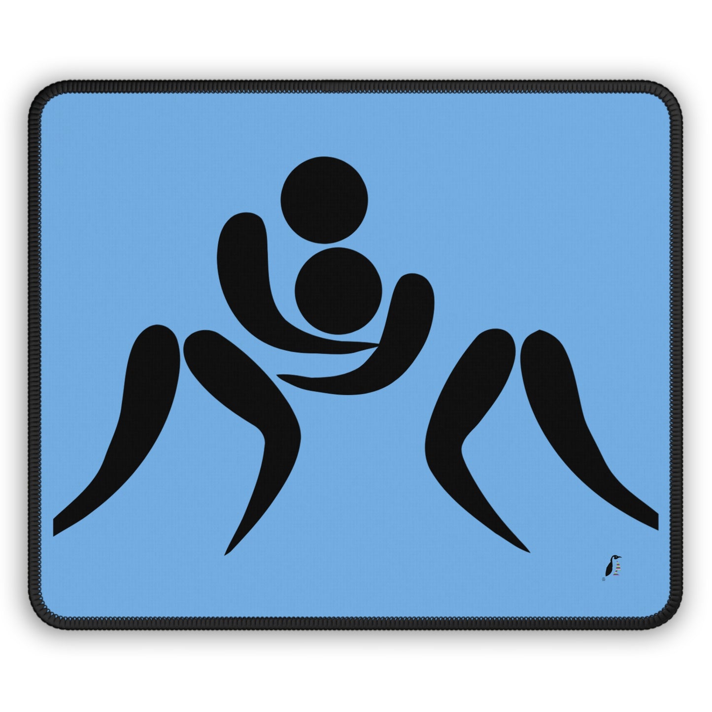 Gaming Mouse Pad: Wrestling Lite Blue