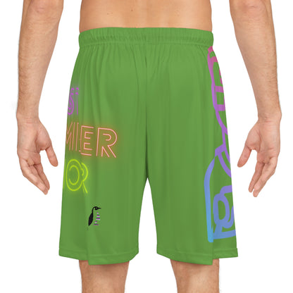 Basketball Shorts: Gaming Green