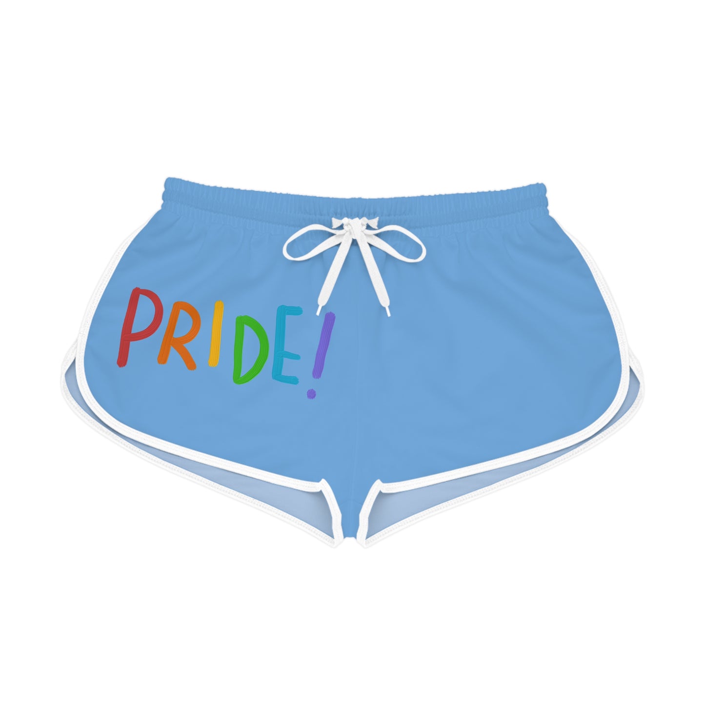 Women's Relaxed Shorts: LGBTQ Pride Lite Blue