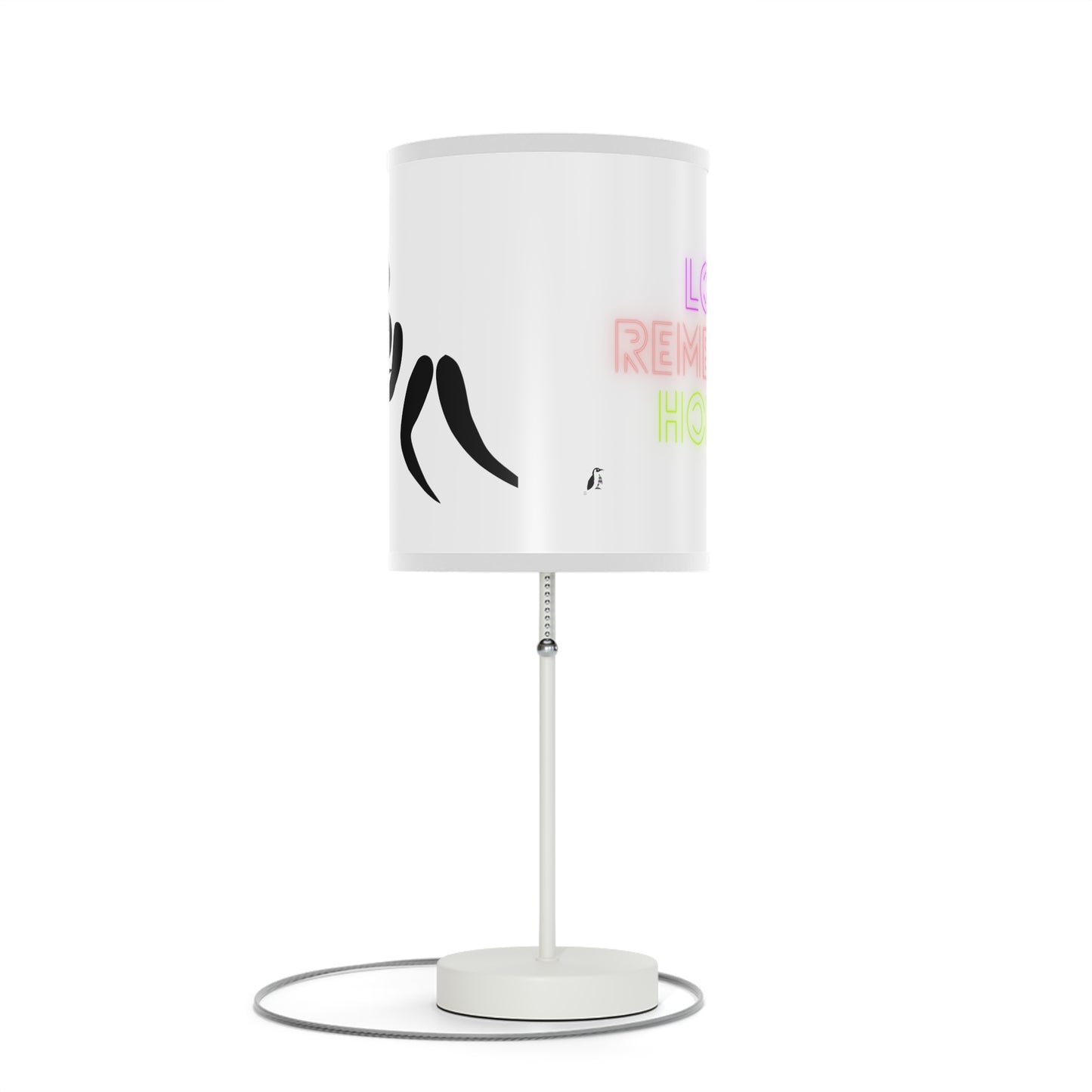 Lamp on a Stand, US|CA plug: Wrestling White