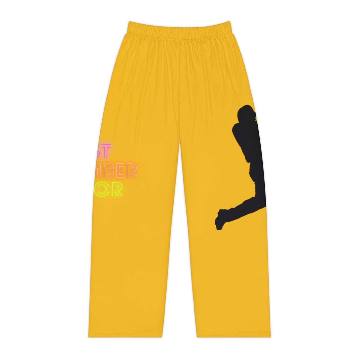 Women's Pajama Pants: Baseball Yellow