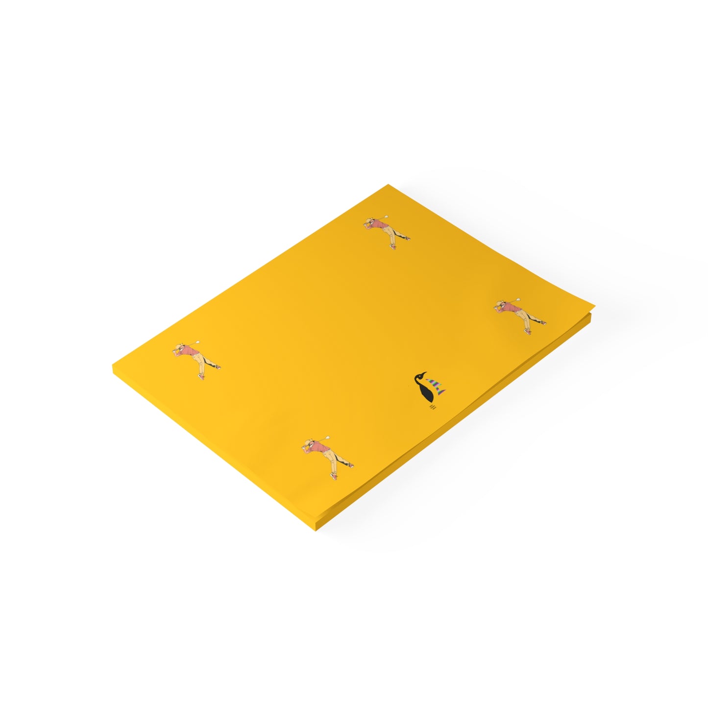 Post-it® Note Pads: Golf Yellow