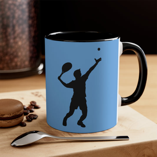 Accent Coffee Mug, 11oz: Tennis Lite Blue