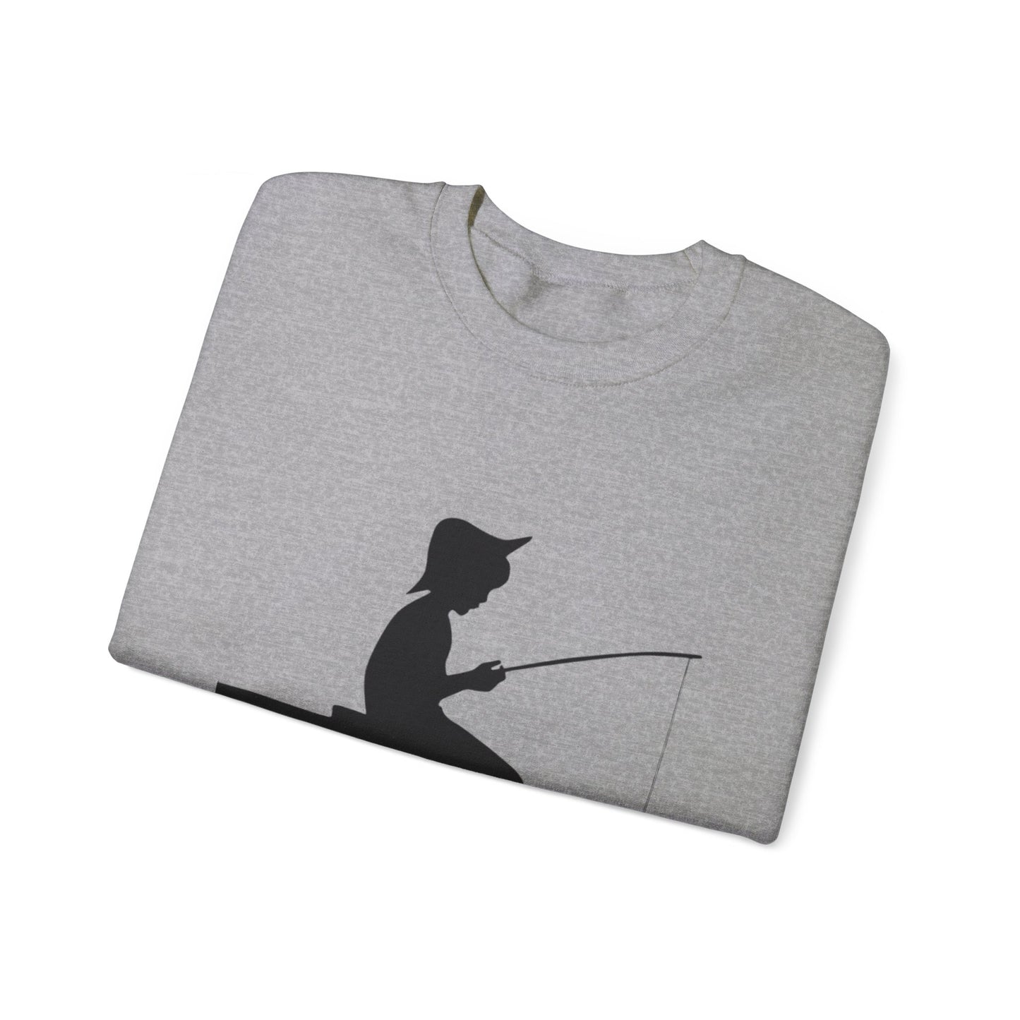 Heavy Blend™ Crewneck Sweatshirt: Fishing #1