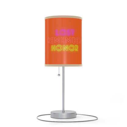 Lamp on a Stand, US|CA plug: Writing Orange