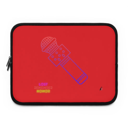 Laptop Sleeve: Music Red
