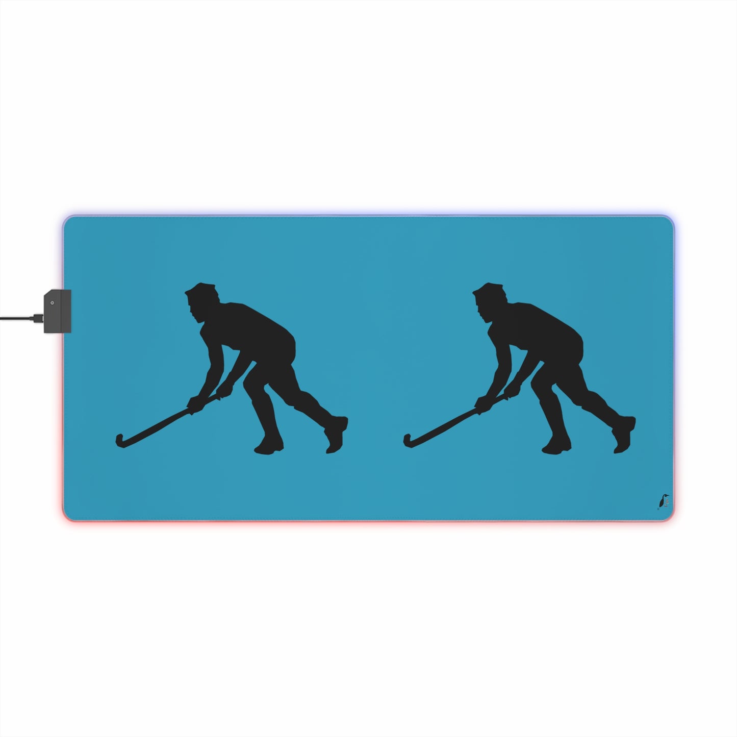 LED Gaming Mouse Pad: Hockey Turquoise