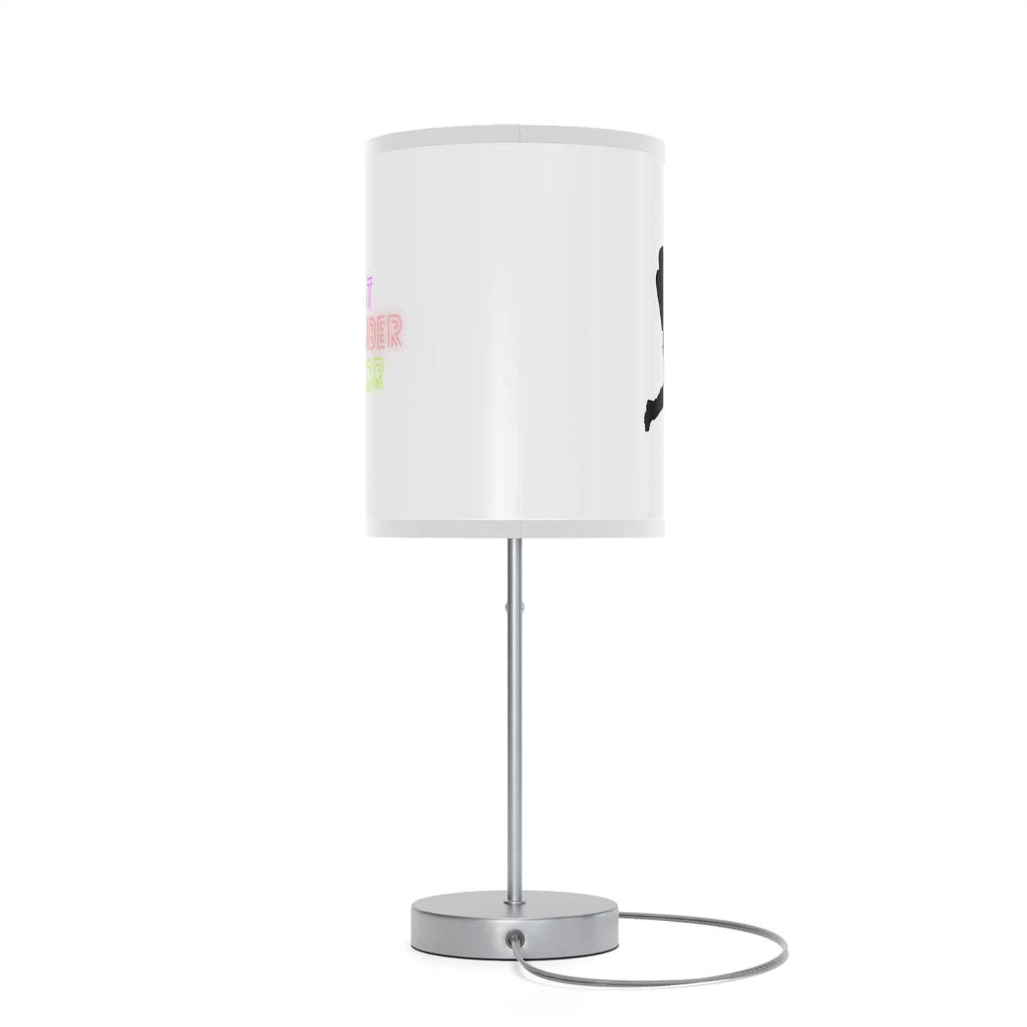 Lamp on a Stand, US|CA plug: Baseball White