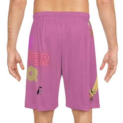 Basketball Shorts: Golf Lite Pink