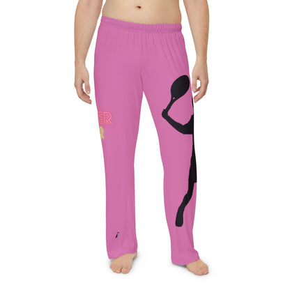 Men's Pajama Pants: Tennis Lite Pink