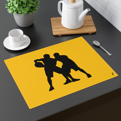 Placemat, 1pc: Basketball Yellow