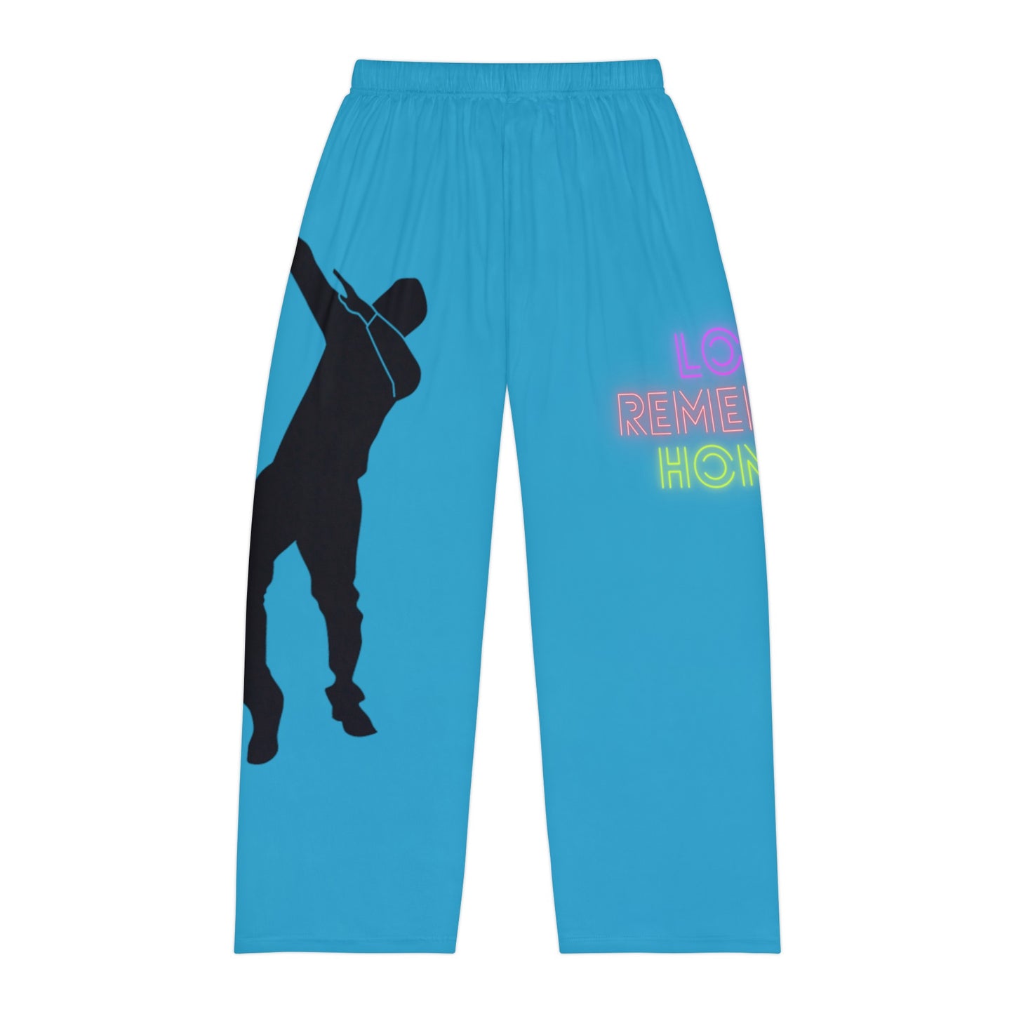 Men's Pajama Pants: Dance Turquoise