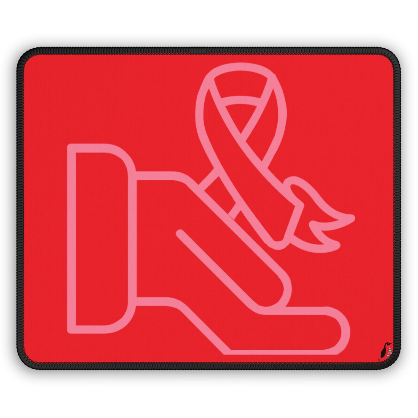 Gaming Mouse Pad: Fight Cancer Red