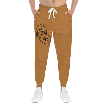 Athletic Joggers: Football Lite Brown