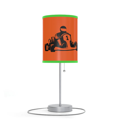 Lamp on a Stand, US|CA plug: Racing Orange