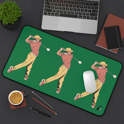 Desk Mat: Golf Dark Green