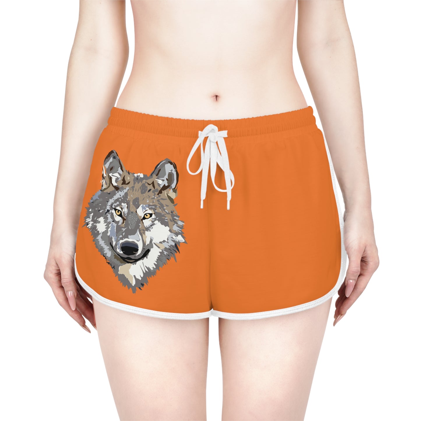 Women's Relaxed Shorts: Wolves Crusta