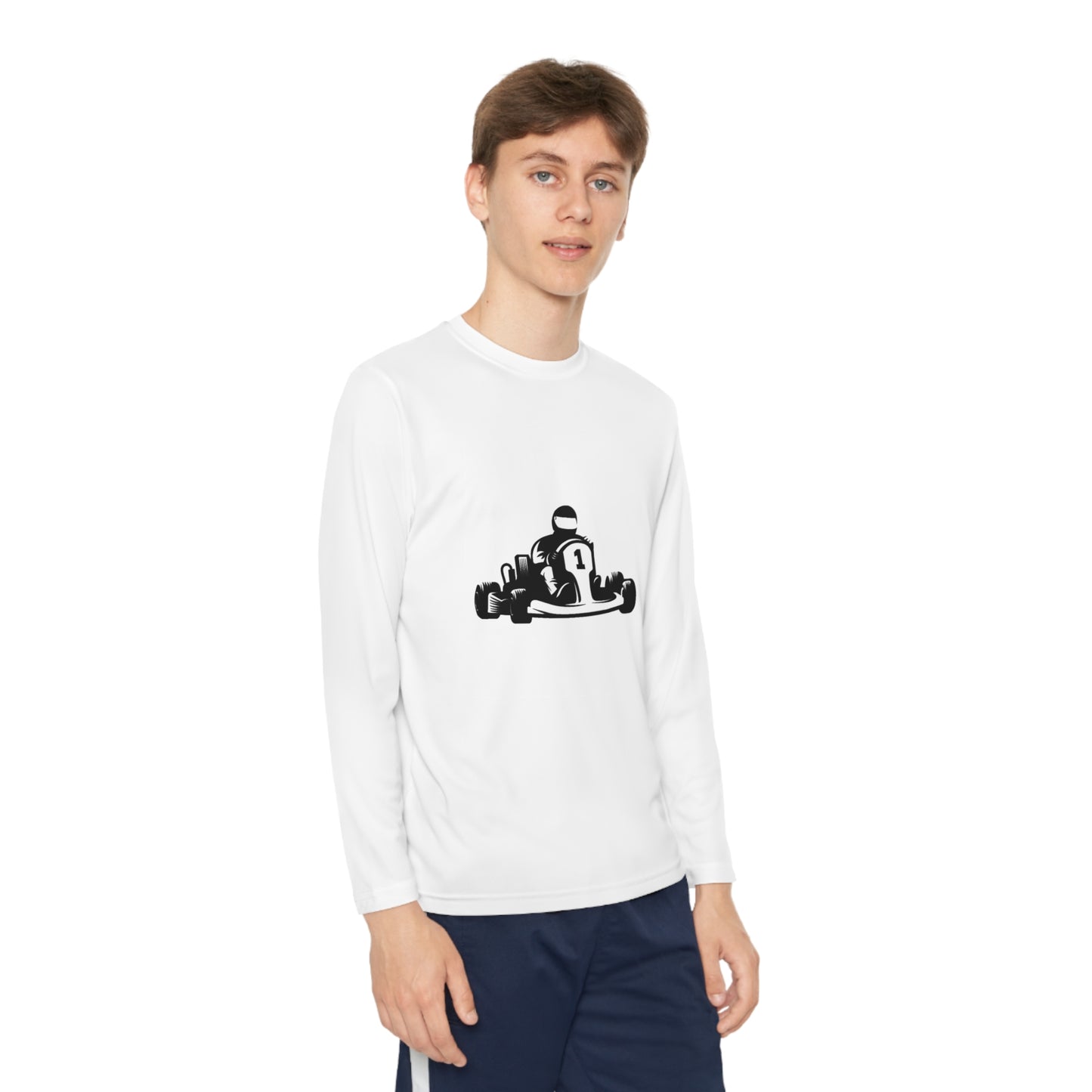 Youth Long Sleeve Competitor Tee: Racing