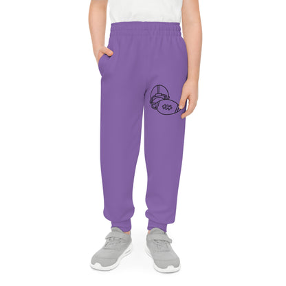 Youth Joggers: Football Lite Purple