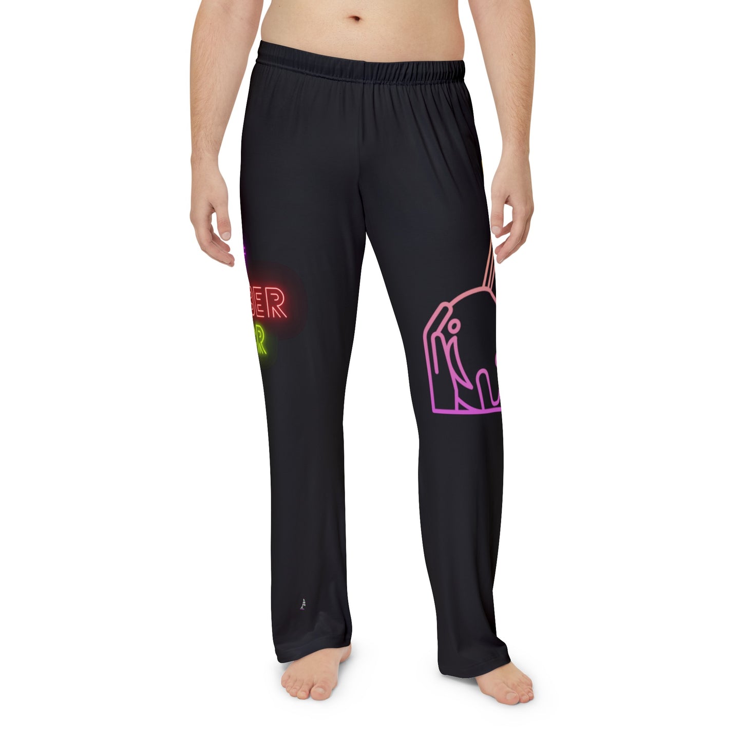 Men's Pajama Pants: Bowling Black