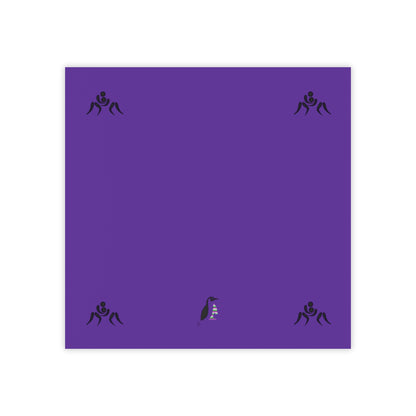 Post-it® Note Pads: Wrestling Purple