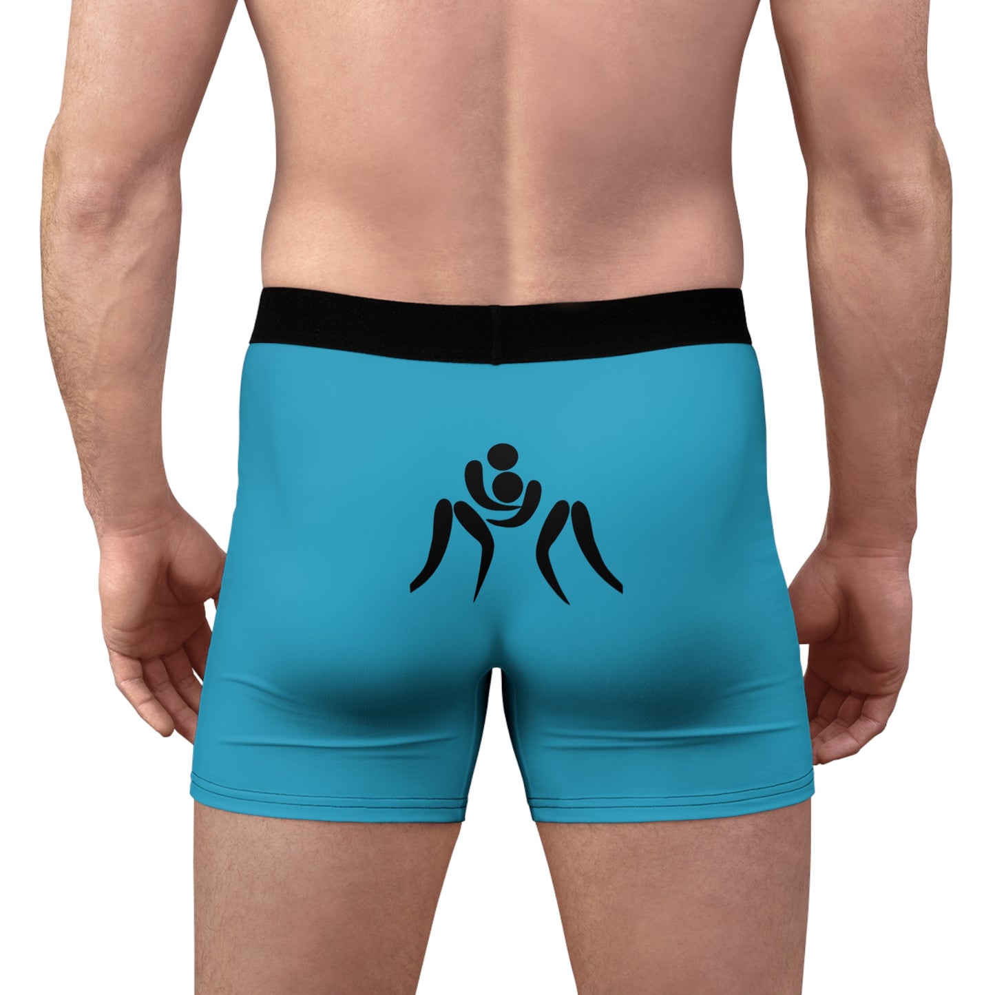 Men's Boxer Briefs: Wrestling Turquoise