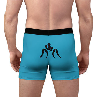 Men's Boxer Briefs: Wrestling Turquoise