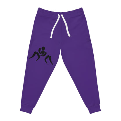 Athletic Joggers: Wrestling Purple