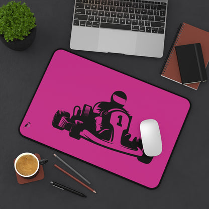 Desk Mat: Racing Pink