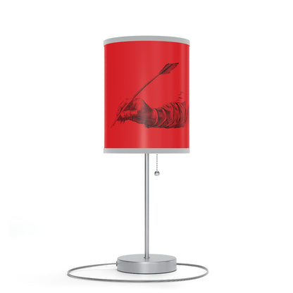 Lamp on a Stand, US|CA plug: Writing Red 