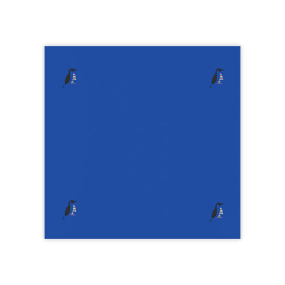 Post-it® Note Pads: Crazy Penguin World Logo Dark Blue