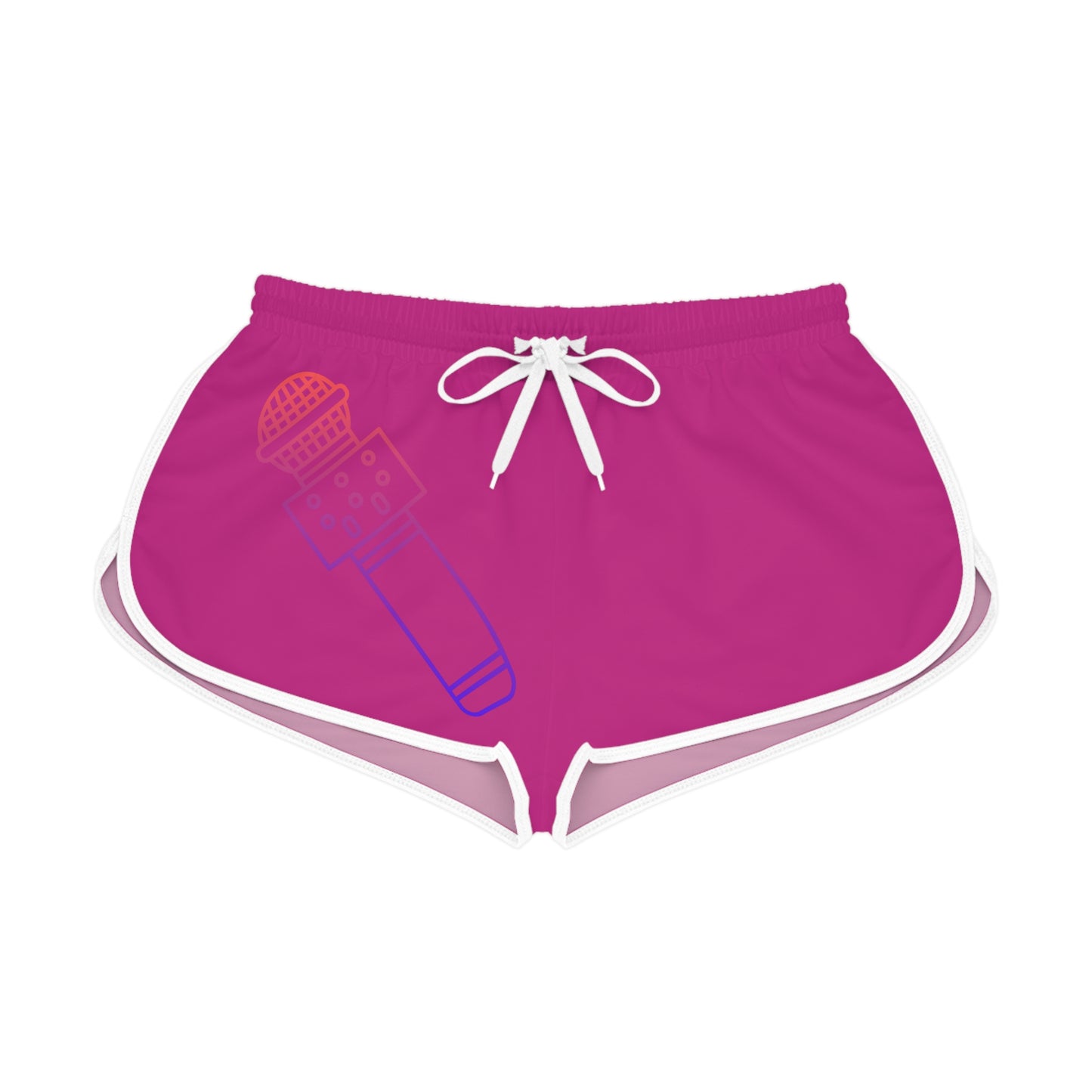 Women's Relaxed Shorts: Music Pink