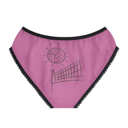 Women's Briefs: Volleyball Lite Pink