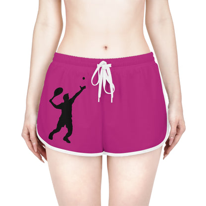 Women's Relaxed Shorts: Tennis Pink