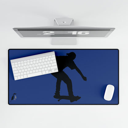 Desk Mats: Skateboarding Dark Blue