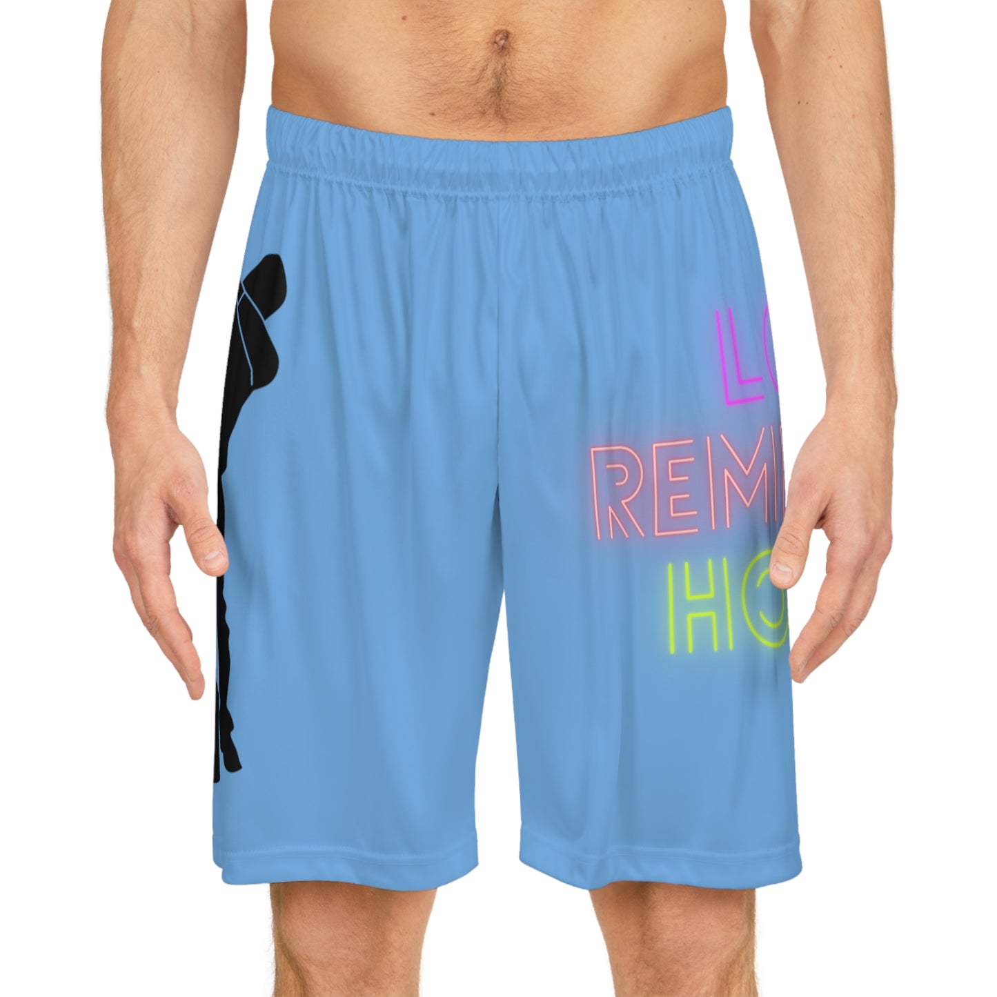 Basketball Shorts: Dance Lite Blue