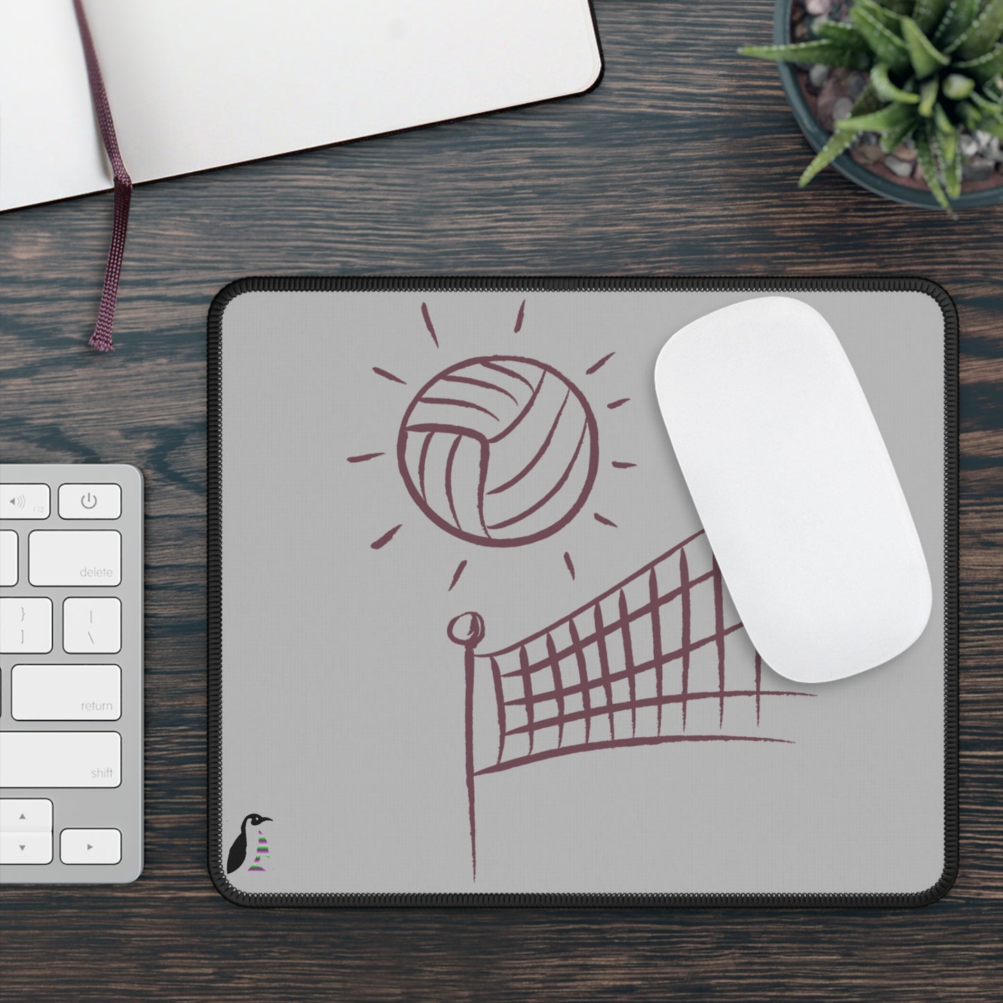 Gaming Mouse Pad: Volleyball Lite Grey