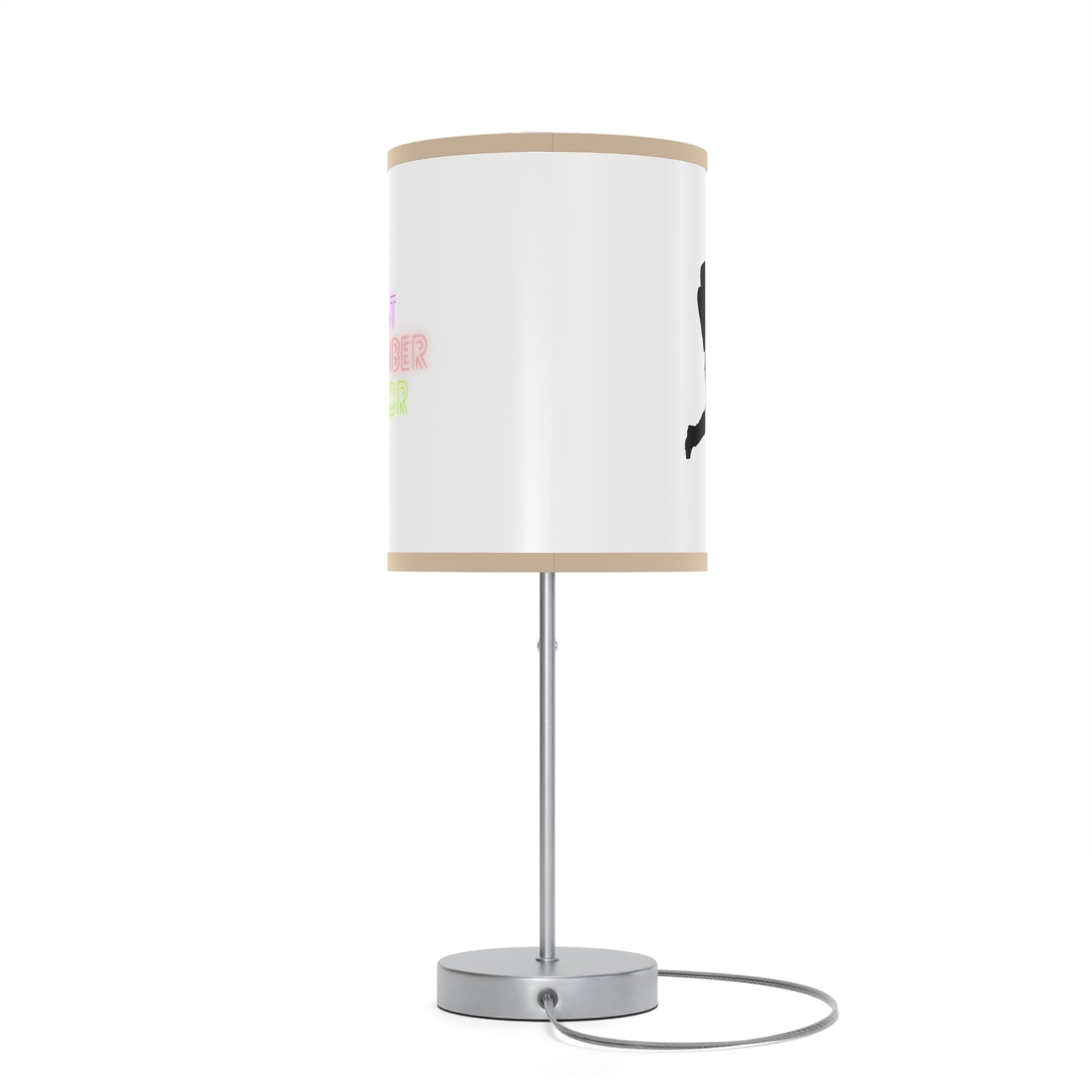 Lamp on a Stand, US|CA plug: Baseball White